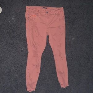 Distressed jeans. Never worn.